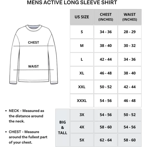 Real Essentials 4 Pack Mens DryFit Active Athletic Long Sleeve Pocket Crew TShirt Outdoors UPF 50 S5XLTSet 1