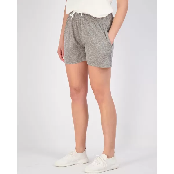 Real Essentials 4 Pack Womens Active Athletic Performance Mesh Shorts with Pockets Available in Plus Sizeplussize Set K