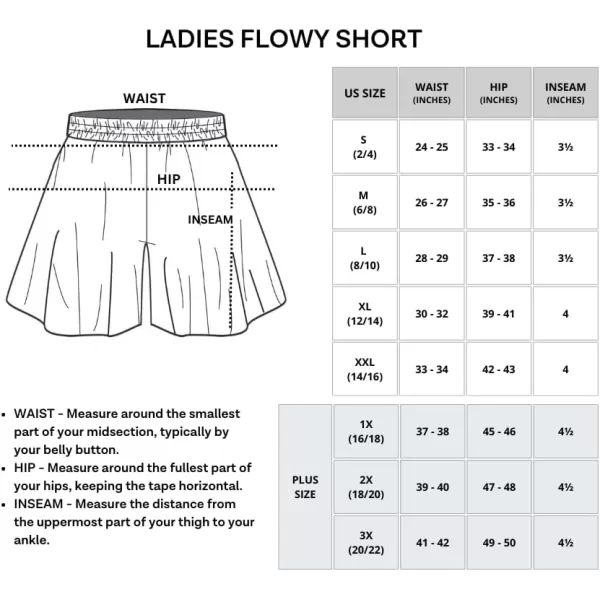 Real Essentials 4 Pack Womens Flowy Dry Fit Running Short  Gym Yoga Workout Summer Shorts Available in Plus SizePlusSize Set 7
