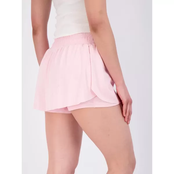 Real Essentials 4 Pack Womens Flowy Dry Fit Running Short  Gym Yoga Workout Summer Shorts Available in Plus SizeStandard Set 3