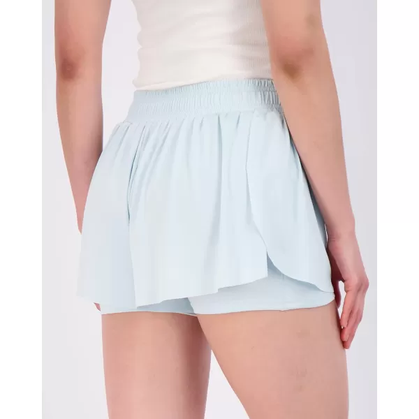 Real Essentials 4 Pack Womens Flowy Dry Fit Running Short  Gym Yoga Workout Summer Shorts Available in Plus SizeStandard Set 8