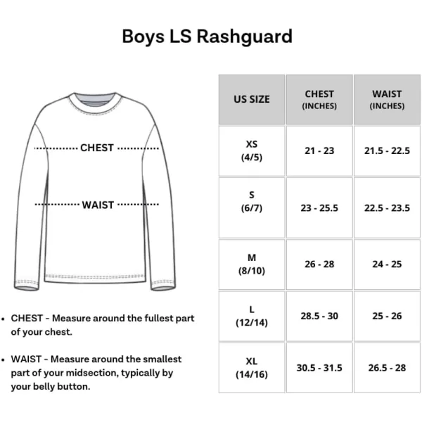 Real Essentials 4Pack Boys Long Sleeve Rash Guard Shirt Swimwear UPF Sun Protection Surf Top Swim SuitSet 5