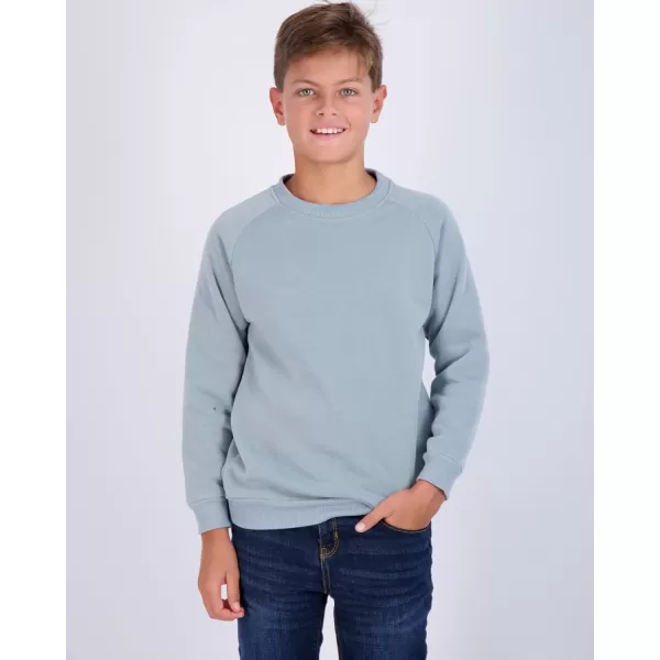 Real Essentials 3 Pack Boys Fleece Crew Neck Long Sleeve Sweatshirt  Soft Pullover Sweaters for Youth Kids Boys amp GirlsSet 4