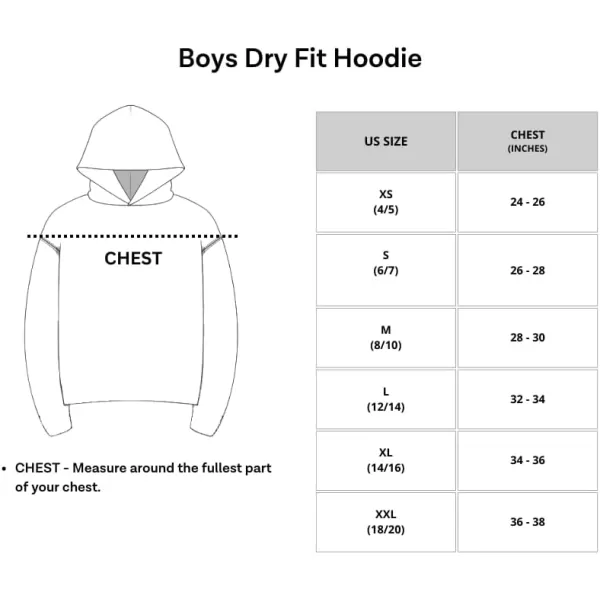 Real Essentials 3 Pack Boys Girls Youth Teen Dry Fit Long Sleeve Active Hoodie SweatshirtSet E