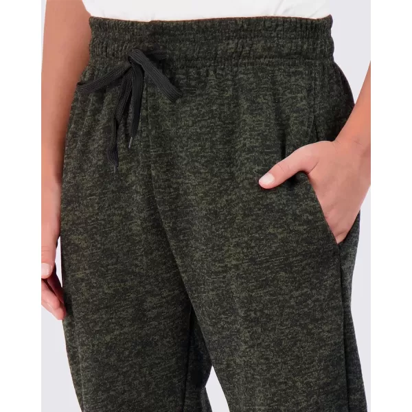 Real Essentials 3 Pack Boys Tech Fleece Open Bottom Sweatpants with PocketsSet 7