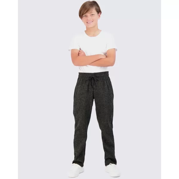 Real Essentials 3 Pack Boys Tech Fleece Open Bottom Sweatpants with PocketsSet 7