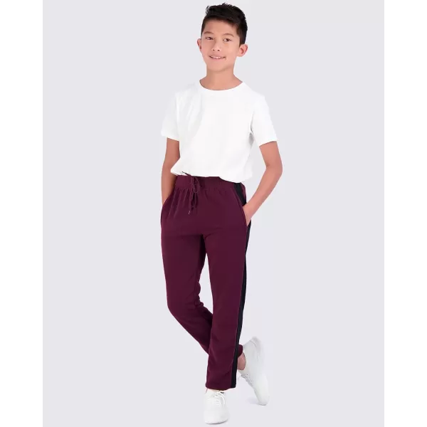 Real Essentials 3 Pack Boys Tech Fleece Open Bottom Sweatpants with PocketsSet 8