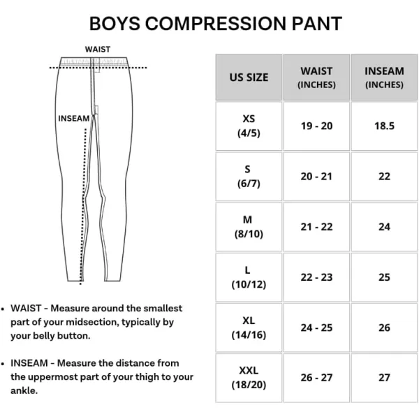 Real Essentials 3 Pack Youth Boys Compression Pants Leggings Tights Baselayer Cold Gear Sports Football BasketballSet 1