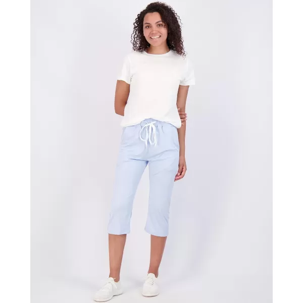 Real Essentials 3Pack Womens Capri Open Bottom Soft Sweatpants with Drawstring Available in Plus SizePlusSize Set 7
