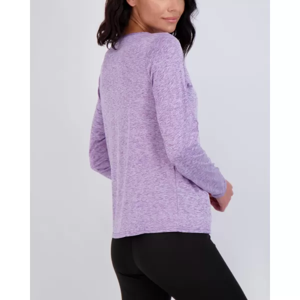 Real Essentials 4 Pack Womens DryFit Tech Stretch LongSleeve Athletic Workout TShirt Available in Plus SizePlus Size Set 8