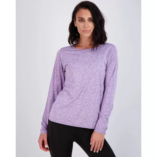 Real Essentials 4 Pack Womens DryFit Tech Stretch LongSleeve Athletic Workout TShirt Available in Plus SizePlus Size Set 8