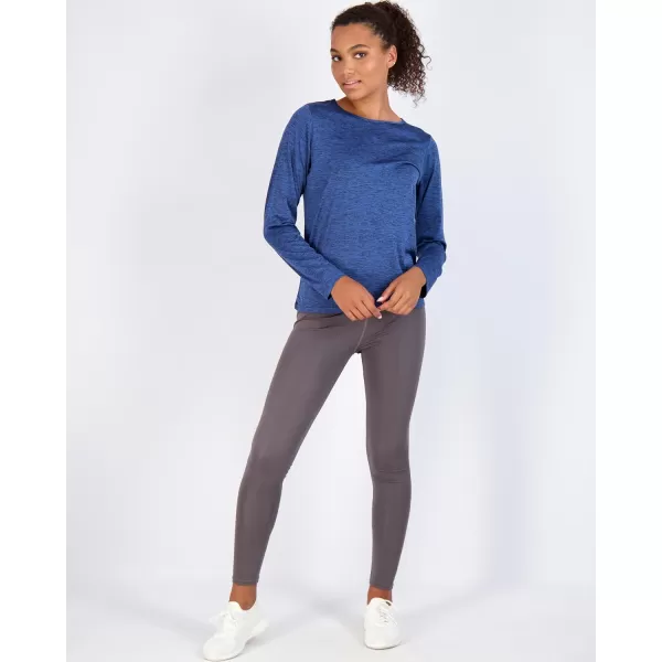 Real Essentials 4 Pack Womens DryFit Tech Stretch LongSleeve Athletic Workout TShirt Available in Plus SizeRegular Size Set 11