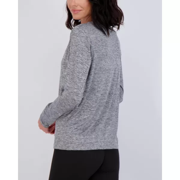 Real Essentials 4 Pack Womens DryFit Tech Stretch LongSleeve Athletic Workout TShirt Available in Plus SizeRegular Size Set 11
