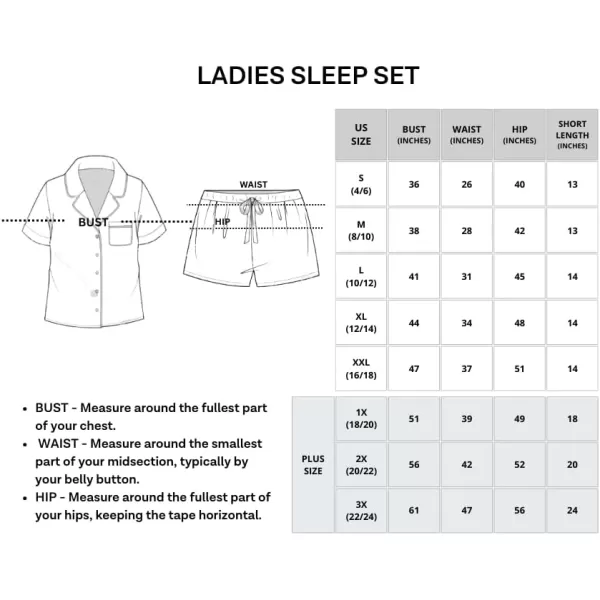 Real Essentials 4 Piece Womens Long amp Short Sleeve Button Down Pajama Set  Ultra Soft Available In Plus SizeShort Sleeve Short Sleeve  Set 1