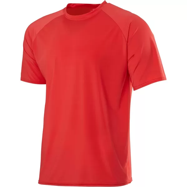 Real Essentials 4Pack Boys Short Sleeve Quick Dry UPF 50 Sun Protection Rash Guard Shirt  Swimwear Surf Top for BoysSet 7