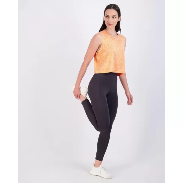 Real Essentials 5 Pack Womens Dry Fit Crop Summer Tank Top  Gym Yoga Workout Sports Tee Available in Plus SizeStandard Set 4