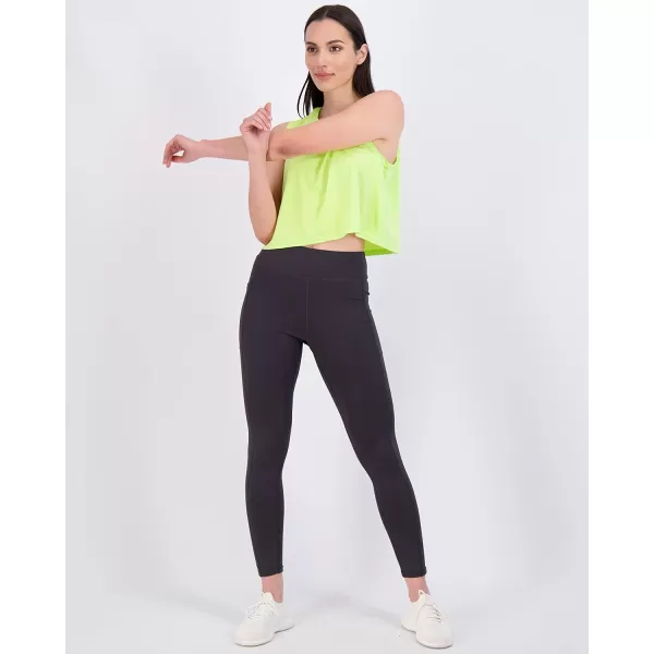 Real Essentials 5 Pack Womens Dry Fit Crop Summer Tank Top  Gym Yoga Workout Sports Tee Available in Plus SizeStandard Set 5
