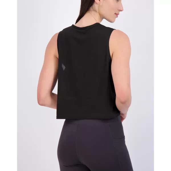 Real Essentials 5 Pack Womens Dry Fit Crop Summer Tank Top  Gym Yoga Workout Sports Tee Available in Plus SizeStandard Set 5