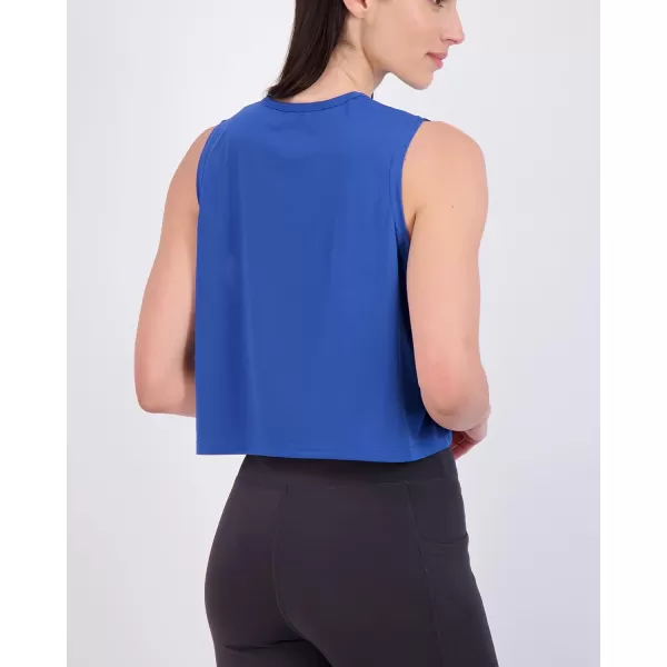 Real Essentials 5 Pack Womens Dry Fit Crop Summer Tank Top  Gym Yoga Workout Sports Tee Available in Plus SizeStandard Set 8