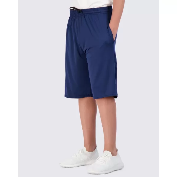 Real Essentials 5Pack Youth DryFit Active Athletic Basketball Gym Shorts with Pockets Boys amp GirlsSet G