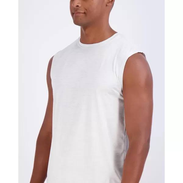 Real Essentials 3  5 Pack Mens DryFit Active Athletic Tech Tank Top  Regular and Big  Tall Sizes S5XLTRegular Size  Set L