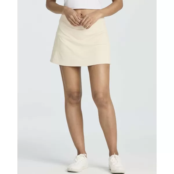Real Essentials 3 PackWomens Pleated Tennis Skorts Golf Skirt for Woman High Waisted Lightweight Athletic Shorts PocketsSet 2