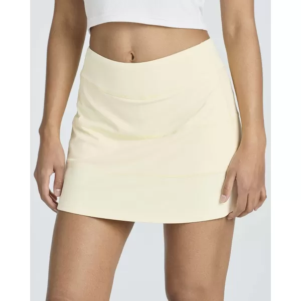 Real Essentials 3 PackWomens Pleated Tennis Skorts Golf Skirt for Woman High Waisted Lightweight Athletic Shorts PocketsSet 3