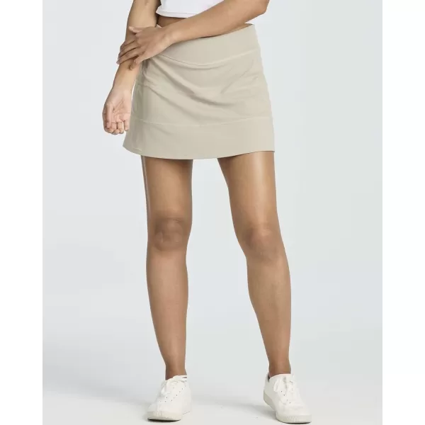 Real Essentials 3 PackWomens Pleated Tennis Skorts Golf Skirt for Woman High Waisted Lightweight Athletic Shorts PocketsSet 6