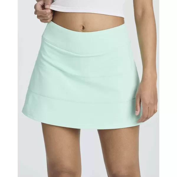Real Essentials 3 PackWomens Pleated Tennis Skorts Golf Skirt for Woman High Waisted Lightweight Athletic Shorts PocketsSet 7