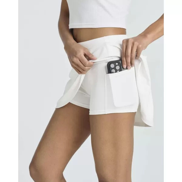 Real Essentials 3 PackWomens Pleated Tennis Skorts Golf Skirt for Woman High Waisted Lightweight Athletic Shorts PocketsSet 8