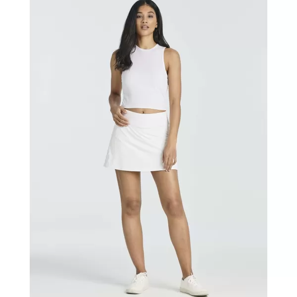 Real Essentials 3 PackWomens Pleated Tennis Skorts Golf Skirt for Woman High Waisted Lightweight Athletic Shorts PocketsSet 8