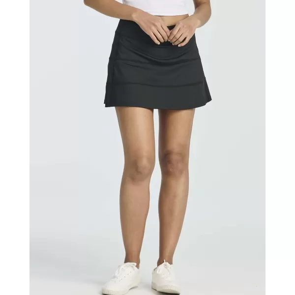 Real Essentials 3 PackWomens Pleated Tennis Skorts Golf Skirt for Woman High Waisted Lightweight Athletic Shorts PocketsSet 8
