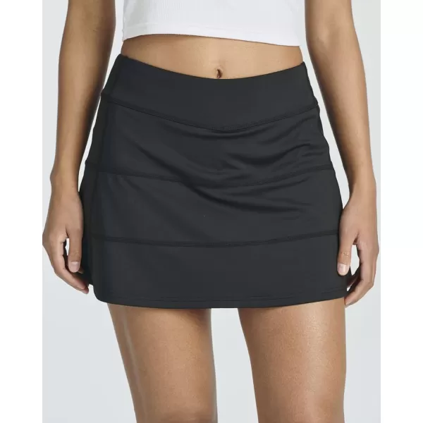 Real Essentials 3 PackWomens Pleated Tennis Skorts Golf Skirt for Woman High Waisted Lightweight Athletic Shorts PocketsSet 8