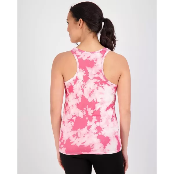 Real Essentials 5Pack Womens Racerback Tank Top DryFit Athletic Performance Yoga Activewear Available in Plus SizeRegular Size Set 14