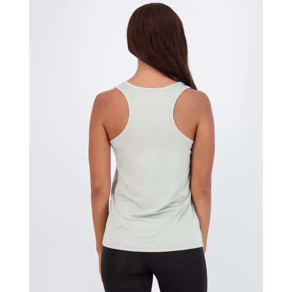 Real Essentials 5Pack Womens Racerback Tank Top DryFit Athletic Performance Yoga Activewear Available in Plus SizeRegular Size Set 2
