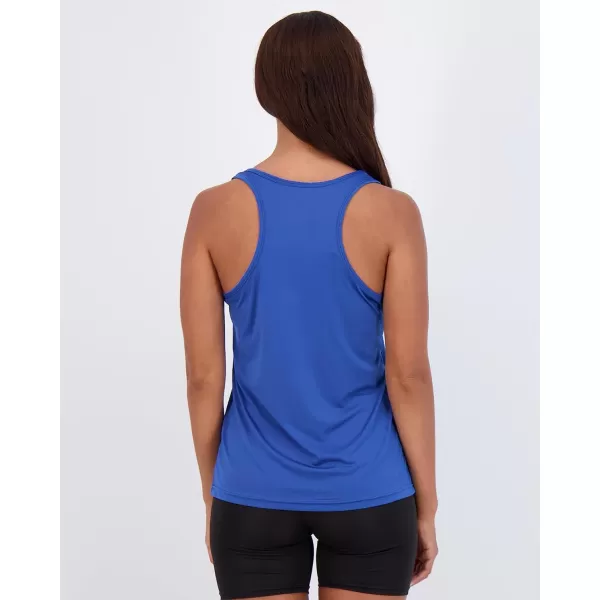 Real Essentials 5Pack Womens Racerback Tank Top DryFit Athletic Performance Yoga Activewear Available in Plus SizeRegular Size Set 8