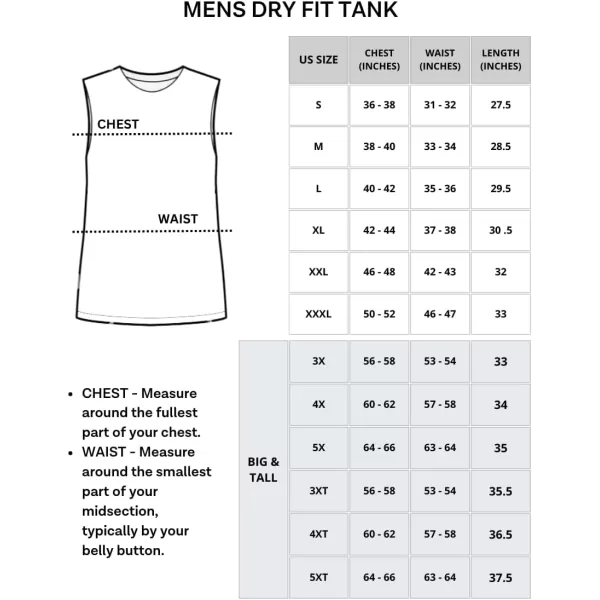 Real Essentials 3  5 Pack Mens DryFit Active Athletic Tech Tank Top  Regular and Big  Tall Sizes S5XLTRegular Size  Set F