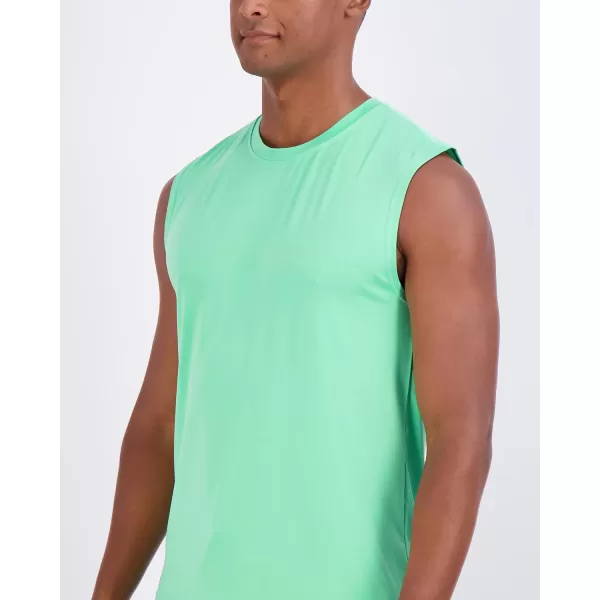 Real Essentials 3  5 Pack Mens DryFit Active Athletic Tech Tank Top  Regular and Big  Tall Sizes S5XLTRegular Size  Set I