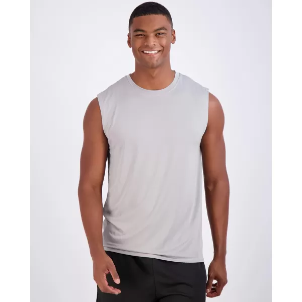 Real Essentials 3  5 Pack Mens DryFit Active Athletic Tech Tank Top  Regular and Big  Tall Sizes S5XLTRegular Size  Set K