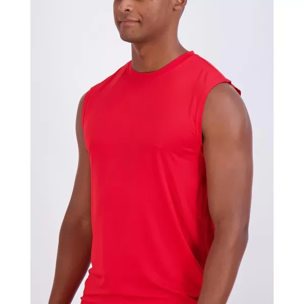 Real Essentials 3  5 Pack Mens DryFit Active Athletic Tech Tank Top  Regular and Big  Tall Sizes S5XLTRegular Size  Set K