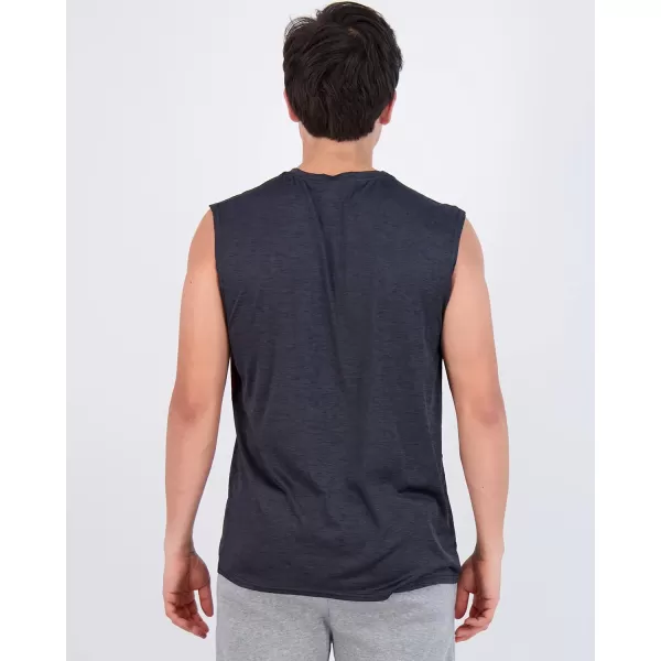 Real Essentials 3  5 Pack Mens DryFit Active Athletic Tech Tank Top  Regular and Big  Tall Sizes S5XLTRegular Size  Set D