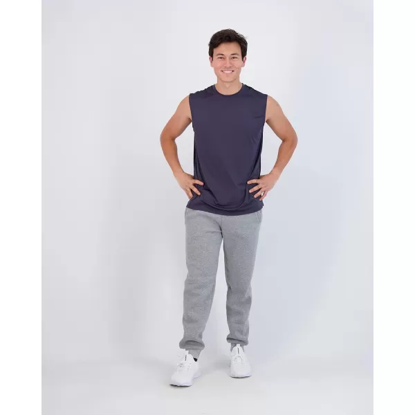 Real Essentials 3  5 Pack Mens DryFit Active Athletic Tech Tank Top  Regular and Big  Tall Sizes S5XLTRegular Size  Set G