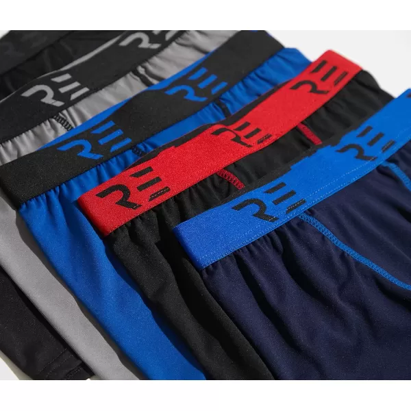 Real Essentials 5 Pack Youth Boys Compression Shorts  Performance Boxer Briefs Athletic Spandex Underwear420Set 2