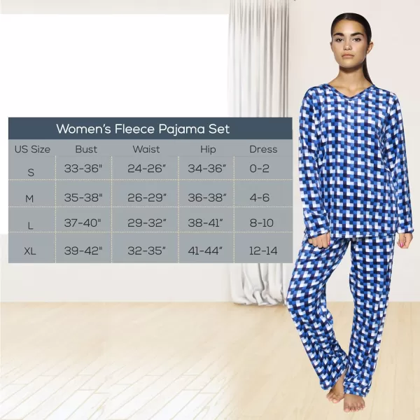 2 Pack Womens Pajama Sets Vneck Top Micro Fleece Pajamas for Women Ladies Loungewear Pjs Cute Long Sleeve Warm Lightweight Winter Pants Holiday Christmas Sleepwear Clothing Pj Set  Set 5 Large2 Pack Womens Pajama Sets Vneck Top Micro Fleece Pajamas for Women Ladies Loungewear Pjs Cute Long Sleeve Warm Lightweight Winter Pants Holiday Christmas Sleepwear Clothing Pj Set  Set 5 Large