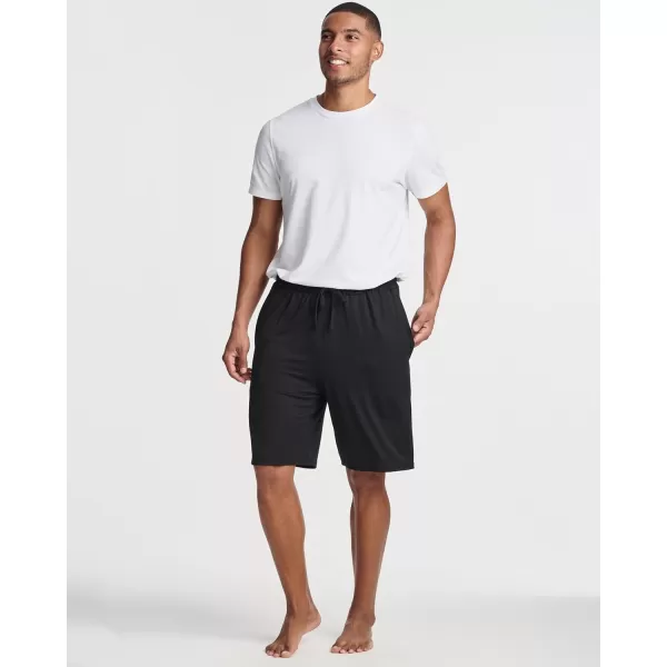 3 Pack Mens Soft Pajama Shorts with Drawstring amp Pockets 4Way Stretch amp Wicking Available In Big amp TallStandard Set 1