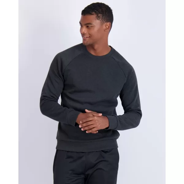 3 Pack Mens Soft Plush Fleece Crewneck Sweatshirt  Athletic Pullover Sweater Available in Big amp TallSweatshirt Set 2