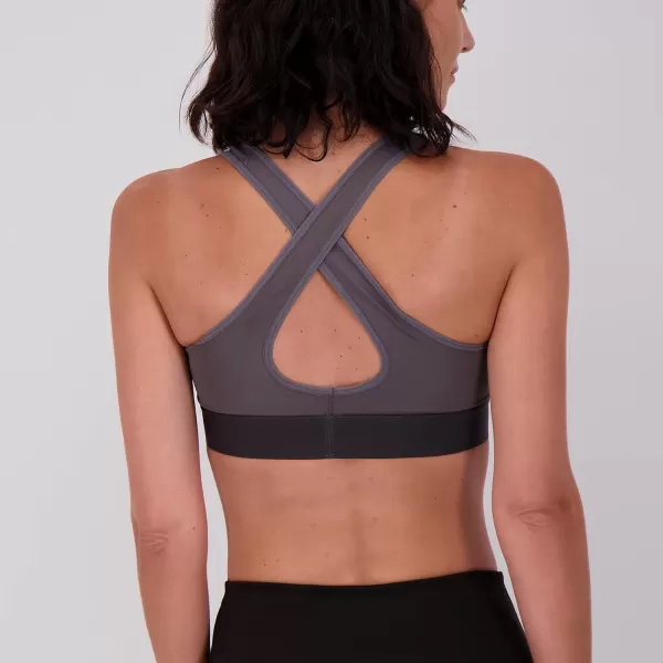 3 Pack Womens Mid Impact Support Sports Bra  Workout Gym Activewear Bra with Removable CupsCrossback Crossback Set 6