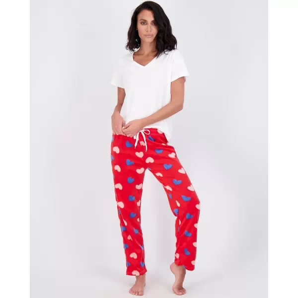 3 Pack Womens UltraSoft Comfy Pajama Lounge Pants Elegant Sleepwear Available In Fleece  Soft Knit Plus SizeFleece Set D