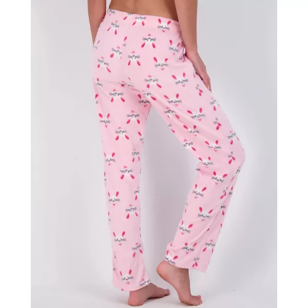 3 Pack Womens UltraSoft Fleece Comfy Stretch Pajama Lounge Pants Elegant Sleepwear Available In Plus SizeFleece Fleece Set C