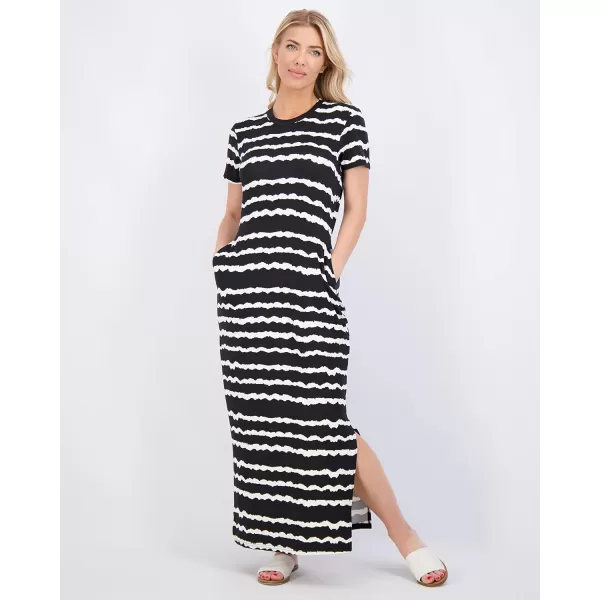 3Pack Womens Casual Short Sleeve Maxi TShirt Dress  Summer Dress with Slit amp Pockets Available in Plus SizeMaxi Dress with Slit Set 4